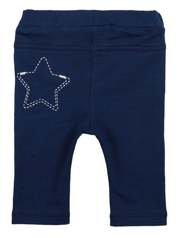 Girls Medium Blue Long Knitted Trouser image number 1